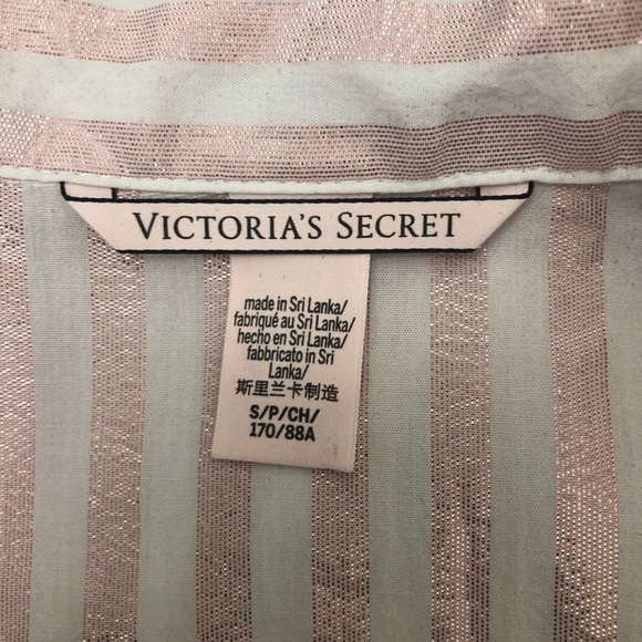 Victoria's Secret Size S Stripe Pajama Top - Picture 3 of 3